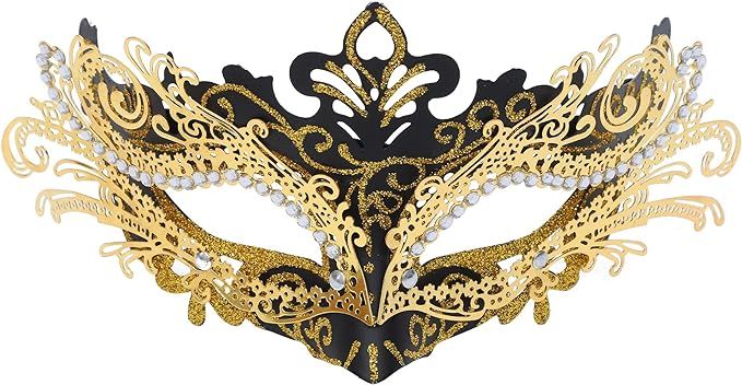 Halloween%20Cosplay%20Masquerade%20Eye%20Mask%20Eyes%20of%20Angel%20Laser%20Cut%20Masquerade%20Mask%20Diamond%20Rhinestone%20Eye%20Shield%20Mask%20for%20Women%20Girls%20Venetian%20Mask%20Party/Ball%20Prom%20Party%20Crown%20Women%20Nightclub%20Queen%20%20Black%20&%20Gold%20-%20Image%203