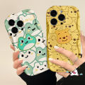 Cartoon Frog Pig Duck 3D Wavy Curved Edge Couples Case For Infinix Hot 11 20 10 12 9 8 30i 30 Play Hot 10Lite 9 8 Smart 5 6Plus 7 6 Note 12 G96 Full Screen Lovely Animal Soft Case. 