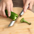 Pepper Core Cleaner, Vegetable Slicer Cutter, Corers Seed Remover, Jalapeno Pepper Corer Cutter Slicer, Core Seed Remover, Steel Pepper Core Seeder, Multifunction Fruit And Vegetable Corer. 