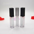 Square Lip Gloss Tubes Empty Lip Gloss Bottle with LED Light Mirror Cosmetic Lip Balm Containers Makeup Tools 7ml. 