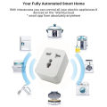 Graffiti WiFi + Bluetooth Timing American Standard Pin Multi Function Conversion Smart Socket 10A 16A Switch Plug Intelligent Schedule. 