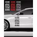 Car Door Stack Sponsor Logo Stickers Graphics Decals. Auto Styling Decal Sticker Waterproof. Auto Decoration. 