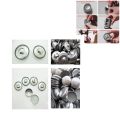 New Pack of (2,Gross/24,Dzan) Set Clothing/Fabric Button Machine  Set for Making 30 number Clothing or Sofa Buttons in high Quality. 