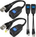BNC Video Power Balun Transceiver Coax to CAT5e/CAT6 RJ45 Connector for CCTV Surveillance Systems 2-Wire Video & Power Transmission 1 Pairs CCTV Coax BNC Video Power Balun Transceiver to CAT5e CCTV Coax BNC Video Power Balun Transceiver to CAT5e 6 RJ45. 