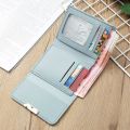 Fancy Small Hand Clutch for Girls, Compact PU Fabric with 7 Card Slots, Button Closure, Trendy Design. 