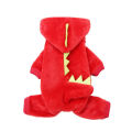 Pet Cat Clothes Puppy Dog Cat Funny Dinosaur Costume Winter Warm Plush Cat Coat Fleece Hoodies Sweater Small Dog Kitten Clothing. 