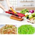 Master Slice 10-in-1 Mandolin Slicer, Slicing, and Grating, Multifunctional Tool with Interchangeable Blades and Hand Protector, Effortlessly Slice, Chop, and Grate Onions, Potatoes, Carrots, and More, High-Quality Construction. 
