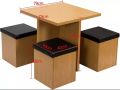 Smart Dining Table with Stools. 