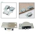 Sliding Door Wheels Door Roller Replacement Furniture Hardware Accessories Sliding Cabinet Door Hardware Wardrobe Pulley for Closet Cabinet. 