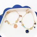 【Hengli jewelry story】Galaxy Armband Sterrenhemel Gold Crystal Charm Armband Planeet Sailor Moon Star Armband Sieraden Cadeau Voor Vrouwen Meisje. 