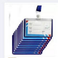 ID card cover holder 10 pcs plastic. 