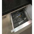 - Multi Purpose 5 Compartments Kitchen Cutlery Drawer Organizer Plastic Tray Large With Lids. 