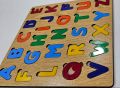 ABC| Puzzle Board Wooden And acrylic ABCD Early Childhood English learning Educational Toy | Colorful Preschool 3D Board | Learning Cognition Letters | Early Development Toy. 