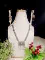 Silver Long Mala Set with Dangling Coins – Ethnic Traditional Jewelry. 