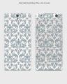 Sony Xperia C5 Ultra Phone Skin Front Back And Sides Grey Intricate-1Wall796. 