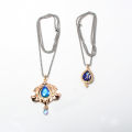Genshin Impact Water God Furina Eye of God Keychain Pendant Cosplay Props Water Element Brooch Badge Men Women Backpack Jewelry. 