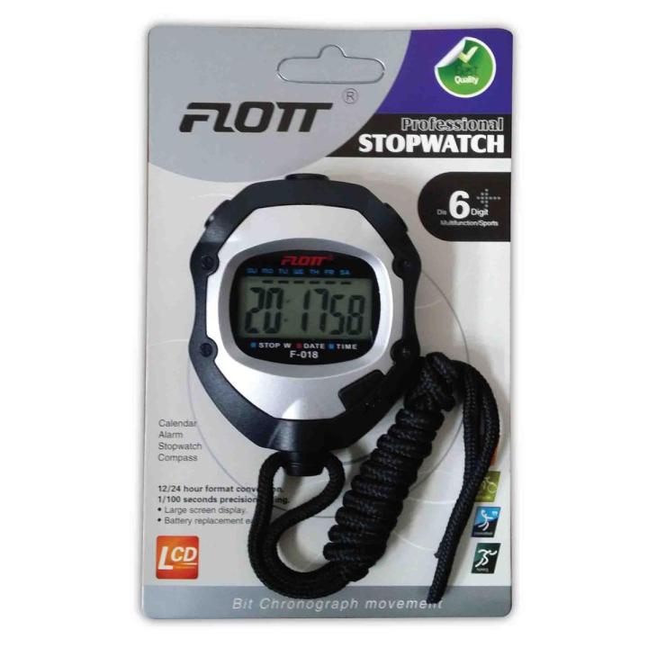 FLOTT PROFESIONAL DIGITAL STOPWATCH. RUNNING/SPEED TRAINING TIME. DATE. ALARM. FREE WHISTLE