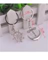 1 pair Anchor Key Ring Metal. 