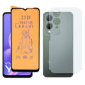 Vivo Y17s Matte Glass Fiber Glass Protector + Back Protector Carbon Fiber Matte Soft Skin Sheet For Vivo Y17s - AliExpress. 