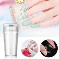 Nail Art Scrapper with Transparent Nail Stamping Tool. 