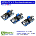 Display or Without Display Step-Up and Step-Down Voltage Converter Module XL4017 & LM2596 Buck Converter and XL6009 Boost Converter Module By Electrica. 