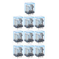 Coil Power Relay, Miniature Intermediate Relay Strong Electrical Conductivity 110V for Communication. 