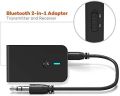 Ziidoo Bluetooth 5.0 Transmitter and Receiver, 3-in-1 Wireless Bluetooth Adapter,Low Latency Bluetooth Audio Adapter for TV,Car,Home Stereo System. 