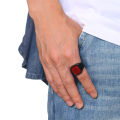 Punk Men's Stainless Steel Black Stone Gold Ring Big Wedding Bands Male Engagement Party Jewelry Hip Hop Rings. 