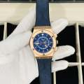Hublot Geneve Classic Fusion , Master Lock Wrist Watch Blue. 