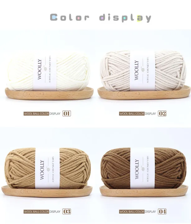 WOOLLY%20Acrylic%20Chunky%20Yarn%20Ball%20Imported%20-%20Image%202