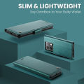 lthmy for Xiaomi Redmi Note 13 5G PU Leather Kickstand Wallet Magnetic Closure Flip Case Cover. 