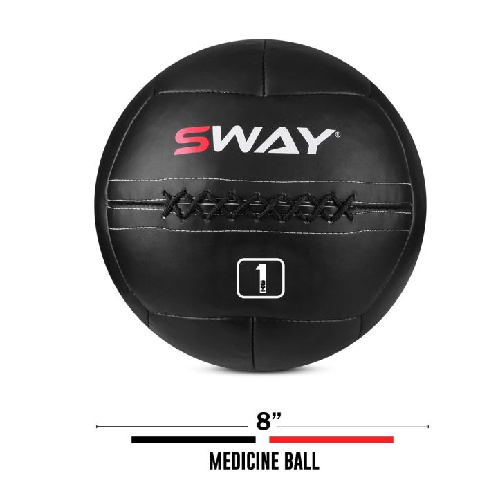 SWAY MEDICINE BALL (8''), SLAM BALL BLUE BLACK, WALL BALL, MEDICINE BALLS, CORE STRENGTH, FITNESS, HEAVY WORKOUT, WORKOUT BALLS, WEIGHTED BALLS, STRENGTH TRAINING EQUIPMENTS