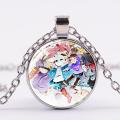 Hot Video Game Undertale Necklace Glass Photo Cabochon Pendant Sans Papyrus Cosplay Jewelry S For Boy Girls. 