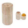 Retro Style Stitching Pins Sewing Needle Cylinder Box Embroidery Craft Woode Needles Storage Holder Pin Cushion Sewing Needle Case Sewing Tools. 
