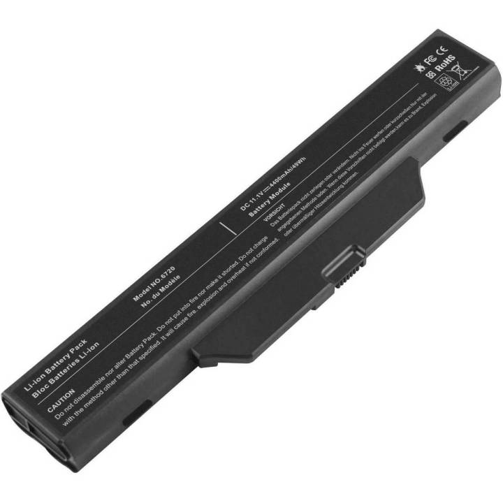 Laptop Battery 6 Cell COMPAQ 610 510 Series P/N :  HSTNN-LB51  451085-121  -   Black