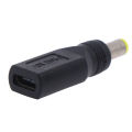 1pc USB 3.1 Type C USB-C Female to 5.5mm x 2.5mm Male DC Power Charging Adaptor. 