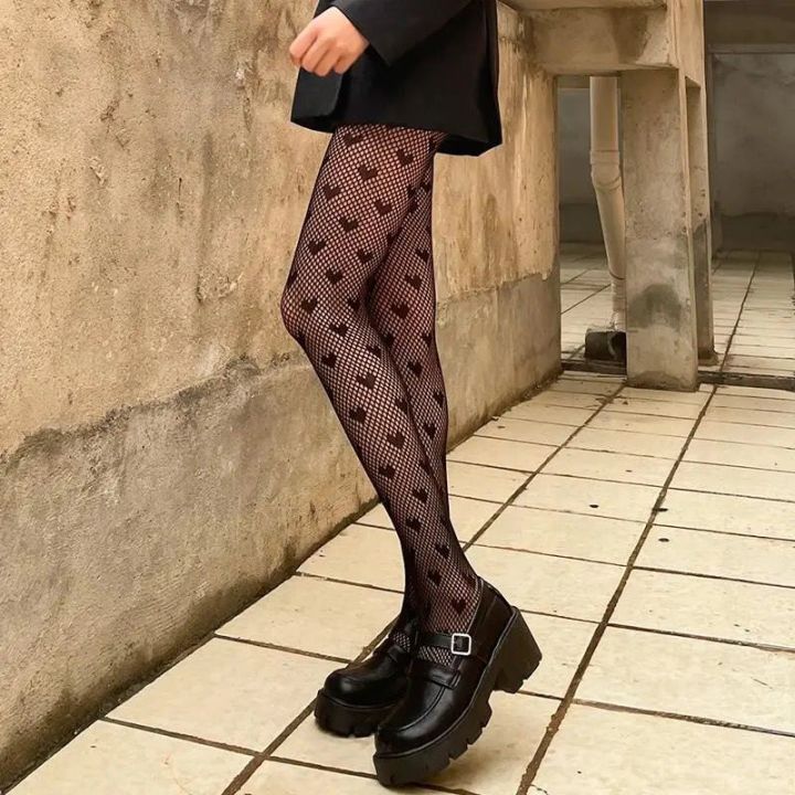 Kawaii Fishnet Stockings Kuromied Designer Tights Panties Cute Cartoon Lolita Tights Anime G Tights Goth Stockings Pantyhose