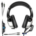 RGB 7.1 Gaming Headphones Wired Gaming Headset With RGB Lights Stereo Surround Voice Noice Cancellation Over Ear Headphones With Mic Soft Earmuffs Easily Compatibility With Nintendo Switch Xbox One PS4 PC & Laptop Headphone - One Click Pick. 