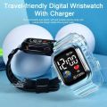 New Fashion Digital Watches for Children Sports Electronic LED Watch Silicone Watchband Colorful Casual Kids Watch. 