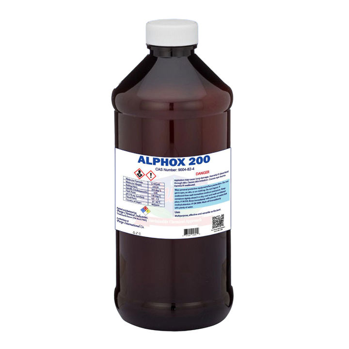 Purge Alphox 200 - 500ml - Nonionic Surfactant - Broad Range Emulsifier - Eco Friendly Emulsifier - Alfox 200