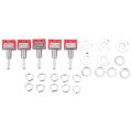 5 x Mini Momentary (On)Off(On) Toggle Switch Model Railway SPDT 12V,silver. 