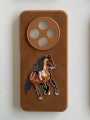 "Tecno Spark 30C Back Cover | Embroidered POLO Design | Stylish & Protective". 
