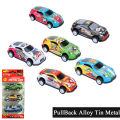 3 Pcs Set - Alloy Tin Metal Pullback Car Toy Vehicle - Colorful Pullback Die Cast Cars Toys For Kids Boys Baby and Girls. 