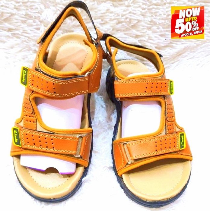 Men Brown Waterproof Soft Sandals for Men