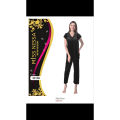 2 Piece Silk Full-Length Comfortable Night Suit For Women. 