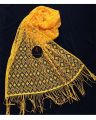 Net Stole Dupatta For KIds Girls PEACH YELLOW ORANGE Color Makri Net Dupatta For Younger Girls. 