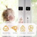 1 pc Fridge Locks with Key No Drilling for Kids and Pets, Suitable for Refrigerators, Washing Machines, Cabinets, Toilets. 