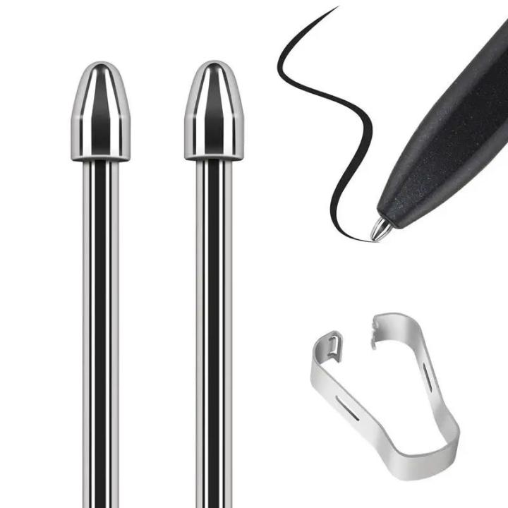 2Pcs Metal Nibs Touch Stylus S-Pen Tip for Samsung Galaxy Tablet S9 S8 S7 FE S6 Lite Plus Ultra Replacement Nib Refill Tweezers