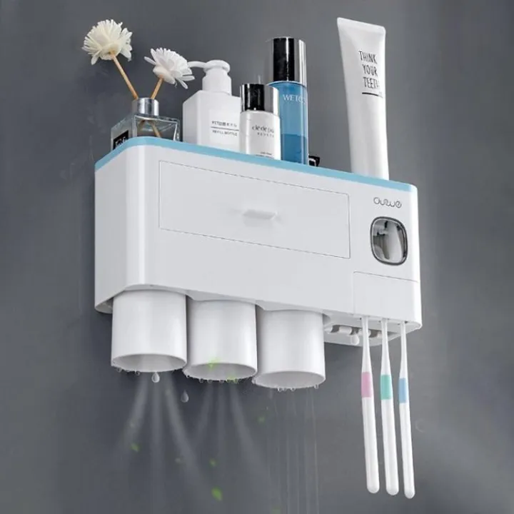 Dustproof%20with%20Super%20Sticky%20Suction%20Pad%20Wall%20Mounted%20Toothbrush%20Holder%20and%20Automatic%20Toothpaste%20Dispenser%20-%20Image%205