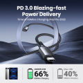【60W】UGREEN USB C to USB C Cable PD 60W Type C Charger Cord Fast Charging for Samsung Galaxy S25 S24 Note 20 Ultra Plus A55 Pixel Pro. 